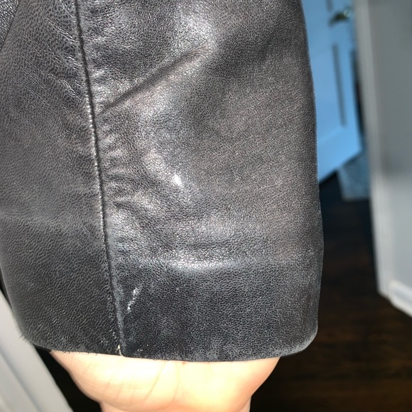 French connection leather jacket - Picture 4 of 4